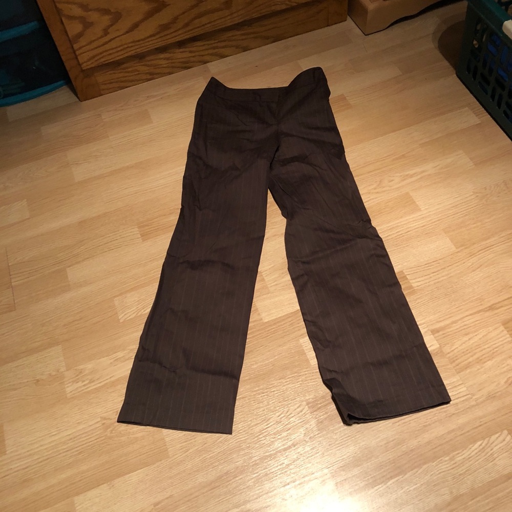 Brown stripped pants